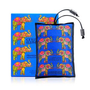 CEYLON ELEPHANT FRANKINCENSE KAFFIR LIME AYURVEDA LUXUS DUFTKISSEN