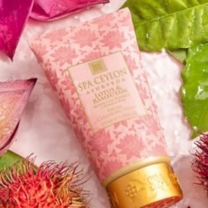 SPA CEYLON - LOTUS & RAMBUTAN - FACIAL CLEANSING FOAM - Activzellextrakt + Vitamin B12 Gesichtsreiniger