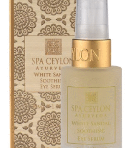 WHITE SANDAL AYURVEDA - SOOTHING EYE SERUM - Beruhigendes Augenserum - auch gegen dunkle Augen-Schatten