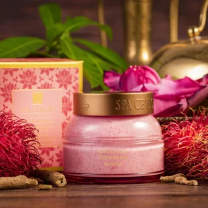 SPA CEYLON - LOTUS & RAMBUTAN - GENTLE FACE EXFOLIATING MASQUE -Active Cell Extract + Vitamin B12 Plus Gentle Face Exfoliating Masque